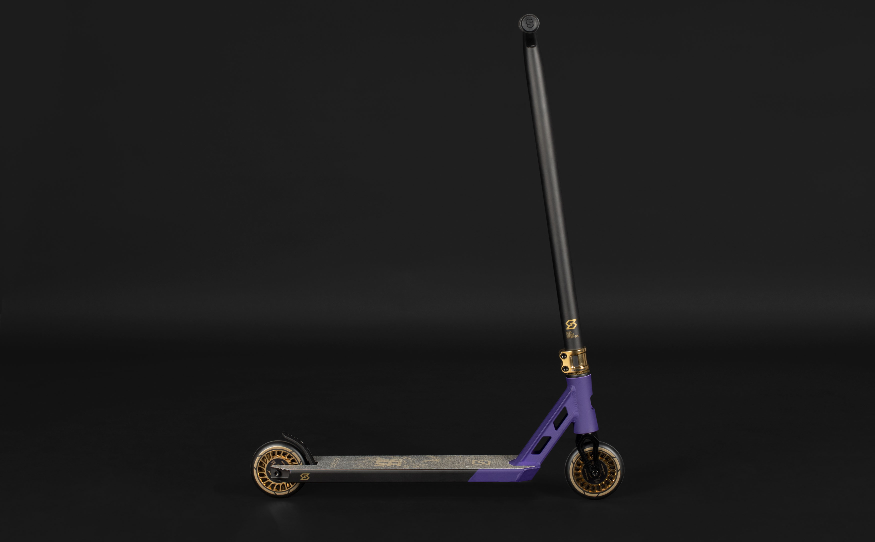 Самокат SKIP SBN фиолетово-золотой