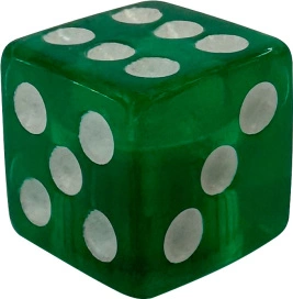 Колпачок STS JT-050 AV "кубик" зелёный