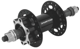 Втулка задняя SHUNFENG SF-HB25RB 36H 135x9x175мм под 6 болтов; трещотка