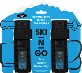 Липучки для лыж SKI-N-GO Black